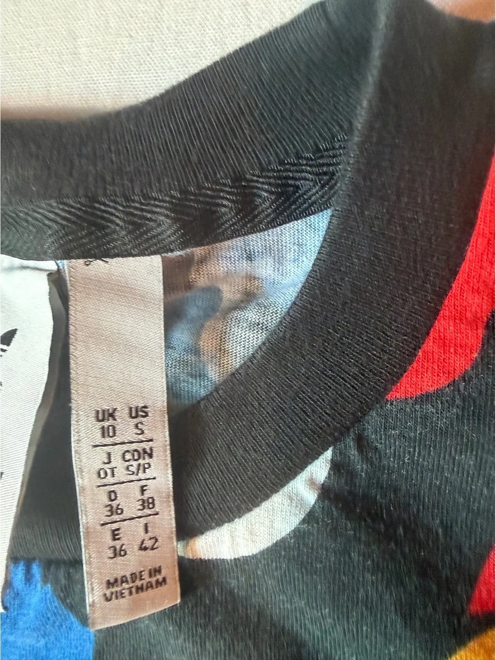 Adidas Rich Mnisi Colorful Floral Print T-Shirt Size S